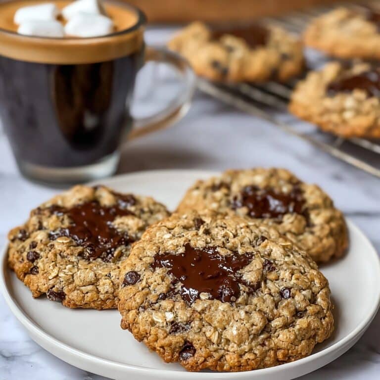 Chocolate Chip Espresso Oatmeal Cookies Recipe