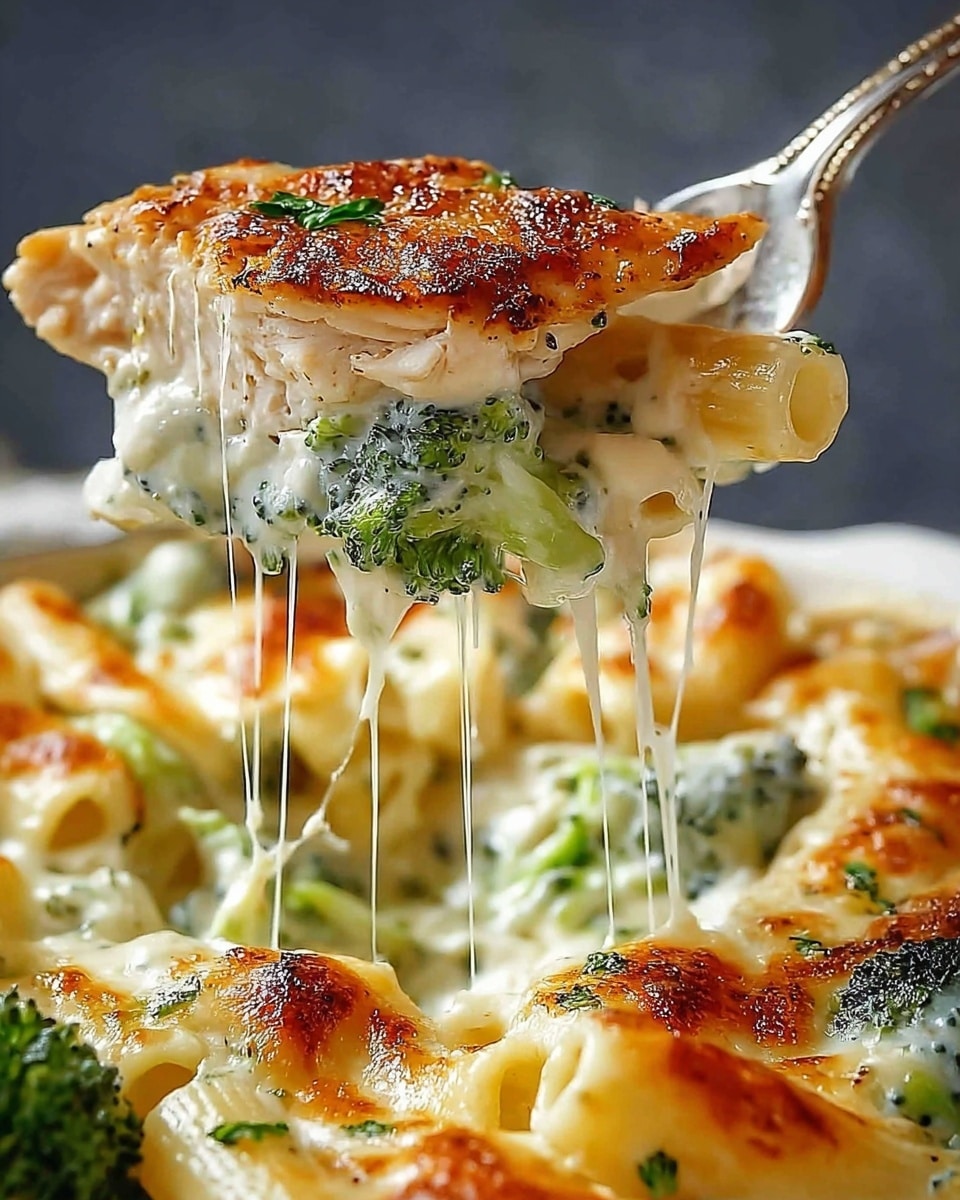 Chicken & Broccoli Alfredo Bake Recipe - Recipe Image