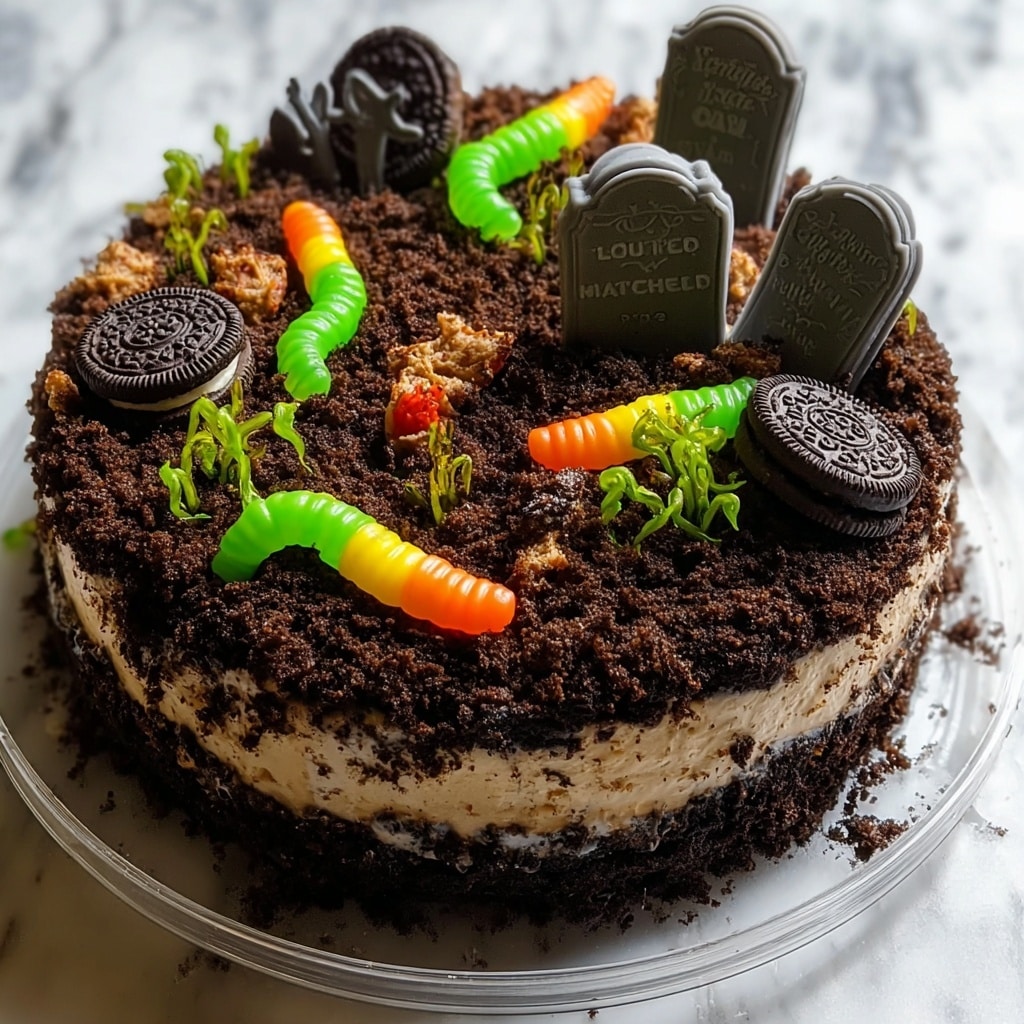 Haunted Graveyard Dirt Cake Recipe