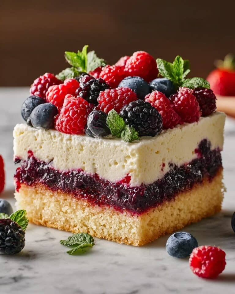 Summer Berry Cake Recipe