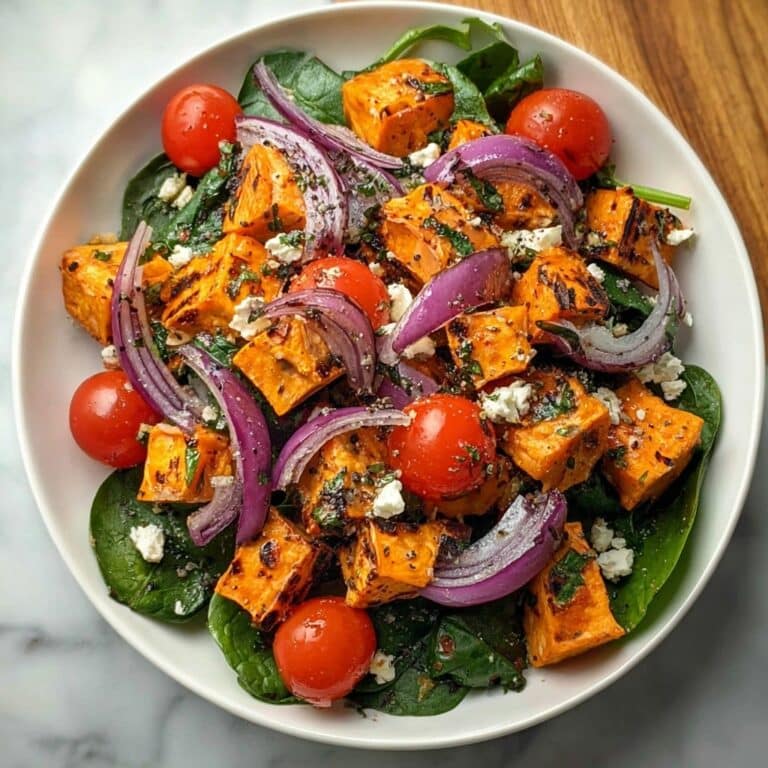 Healthy Roasted Sweet Potato Salad Recipe