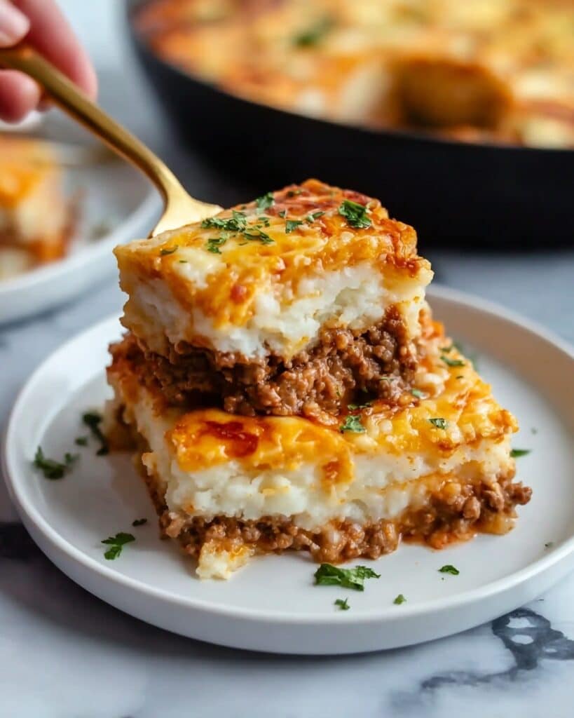 Cheddar Bay Ground Beef Cobbler Recipe