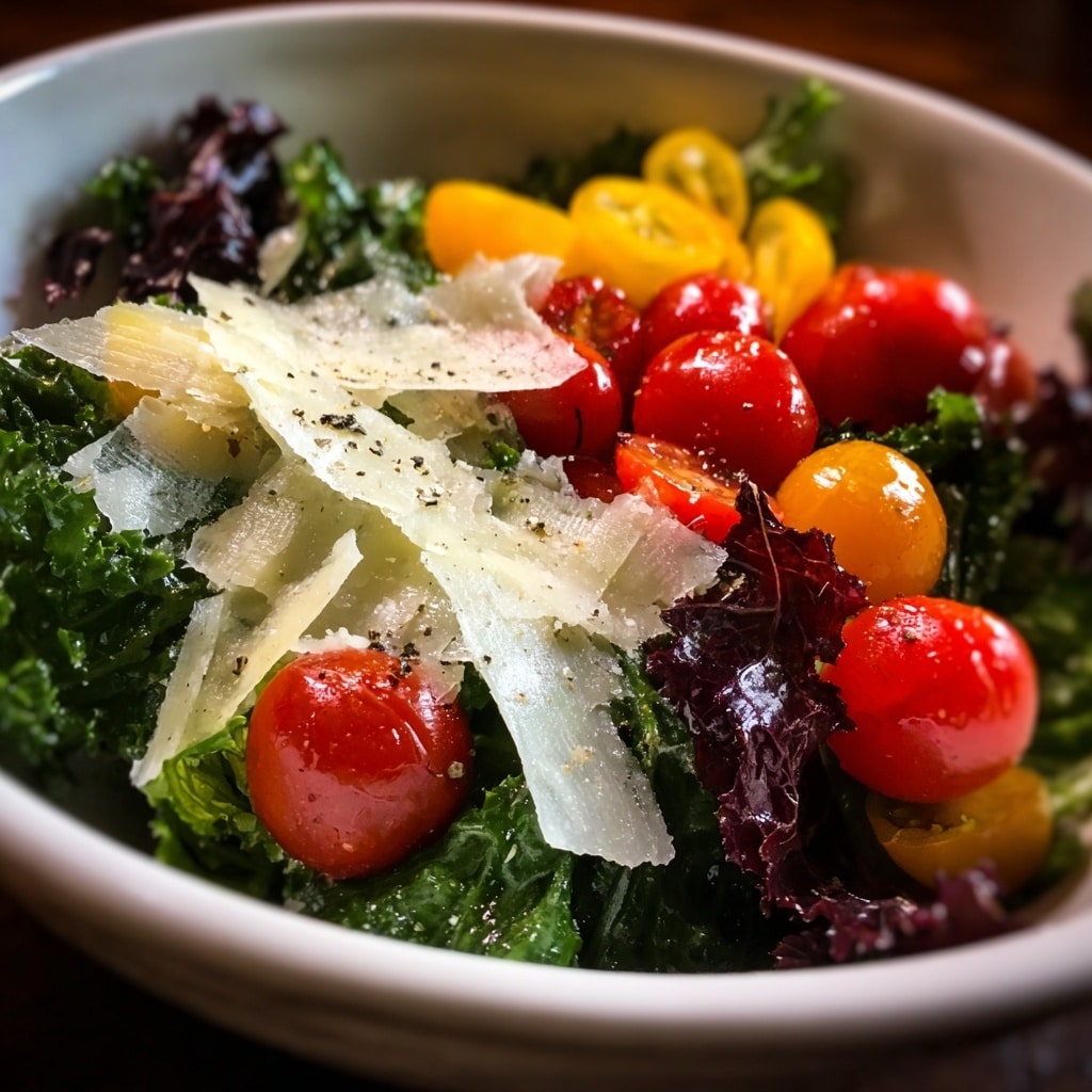 Lemon Parmesan Salad Recipe