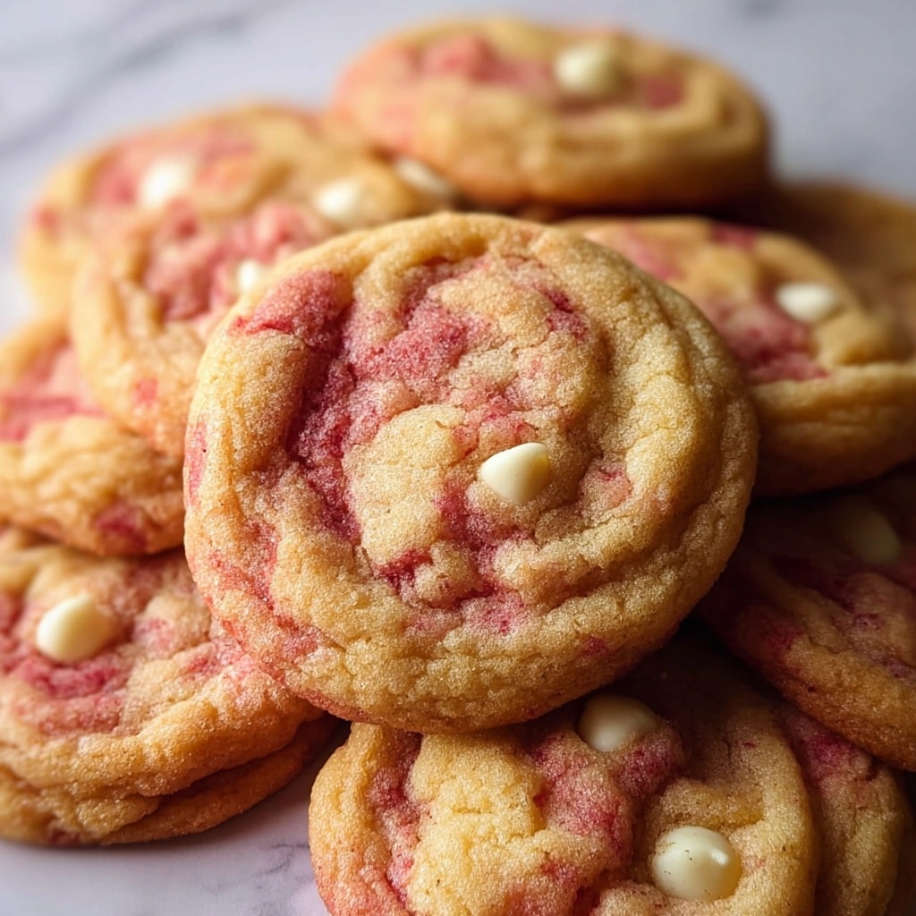 Strawberry Pudding Cookies Recipe