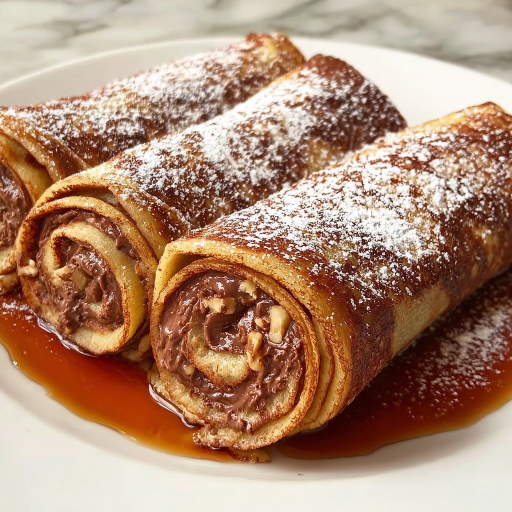Chocolate Hazelnut French Toast Roll-Ups Recipe