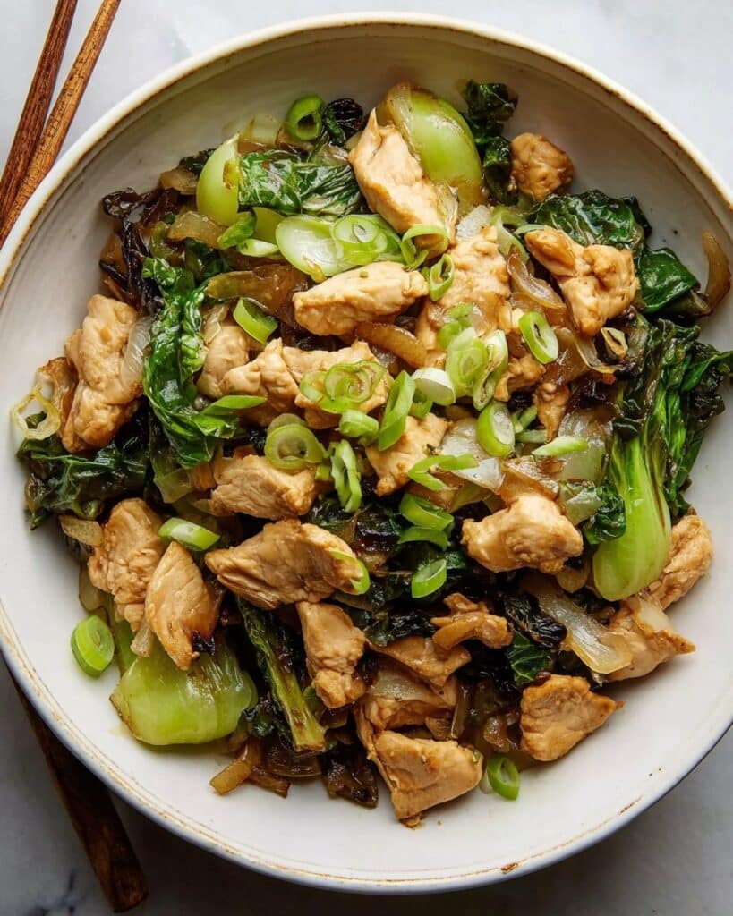 Chinese Chicken and Napa Cabbage Stir-Fry Recipe