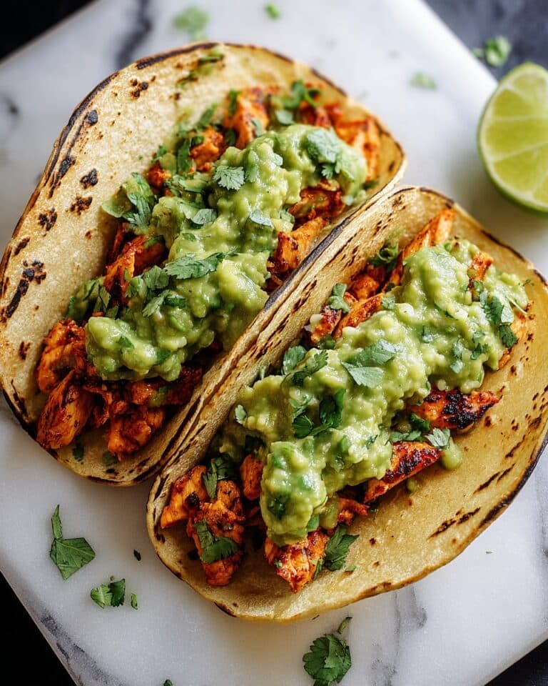 Crispy Poblano Chicken Tacos with Avocado-Jalapeño Salsa Recipe