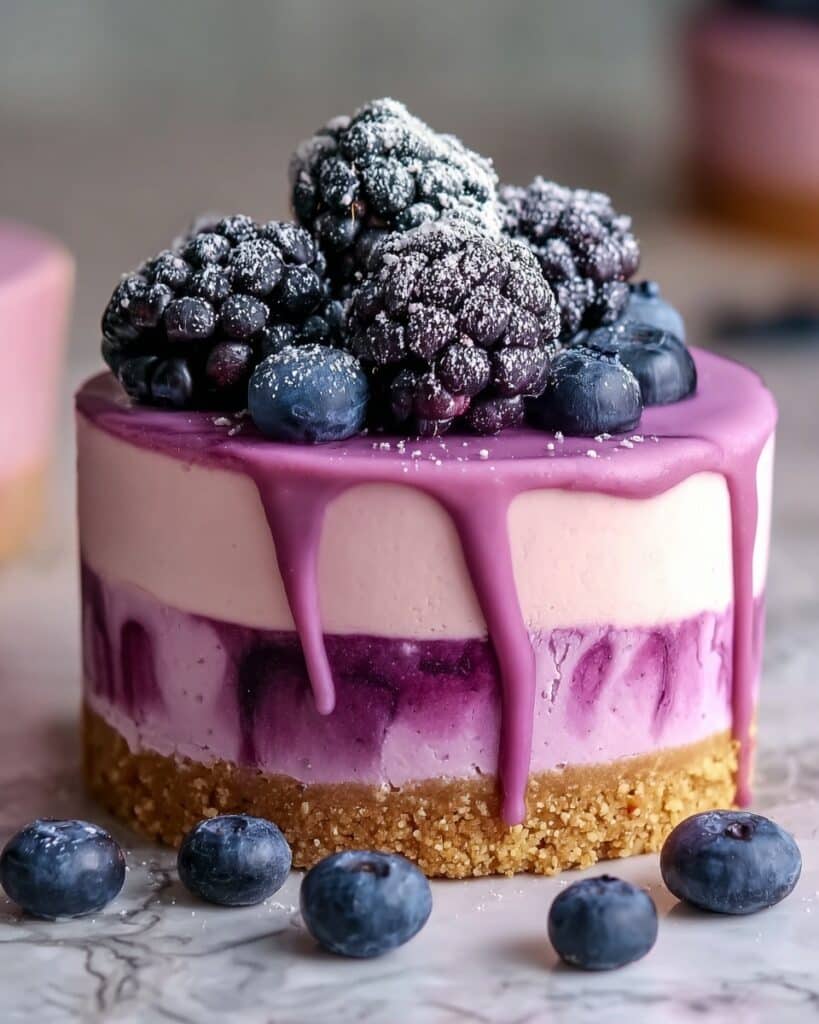 Blueberry Mousse Heaven Cheesecake Recipe