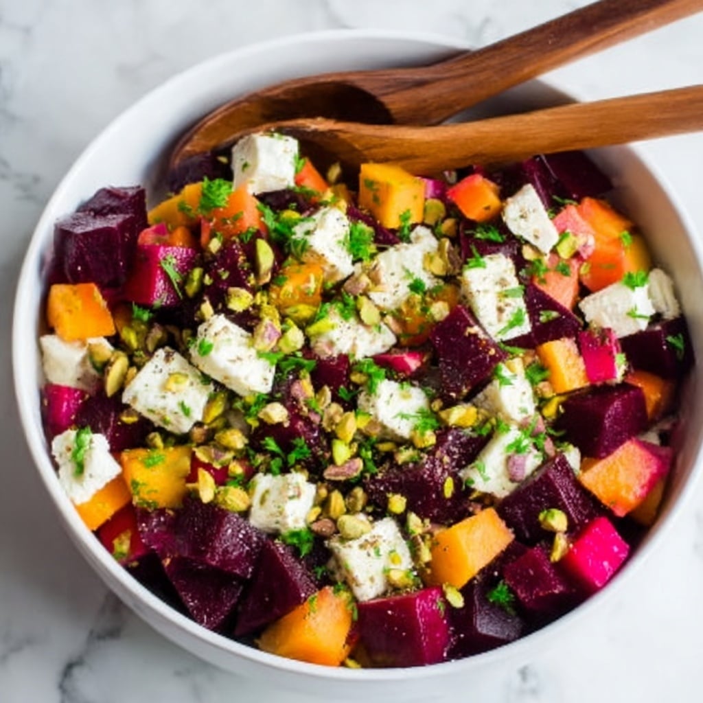 Orange Beet Salad with Feta and Pistachios Recipe - Recipe Image