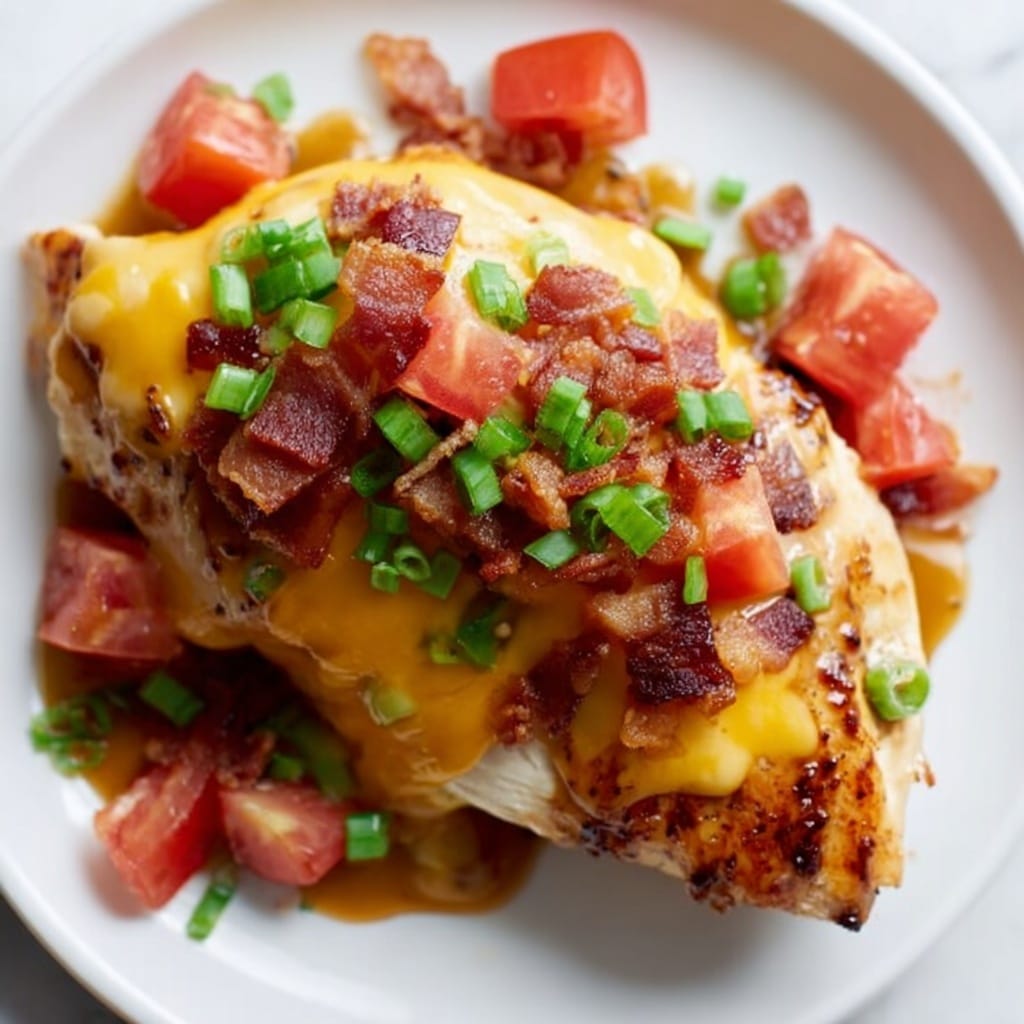 Monterey Chicken with Bacon, Barbecue, and Melted Jack Cheese Recipe - Recipe Image