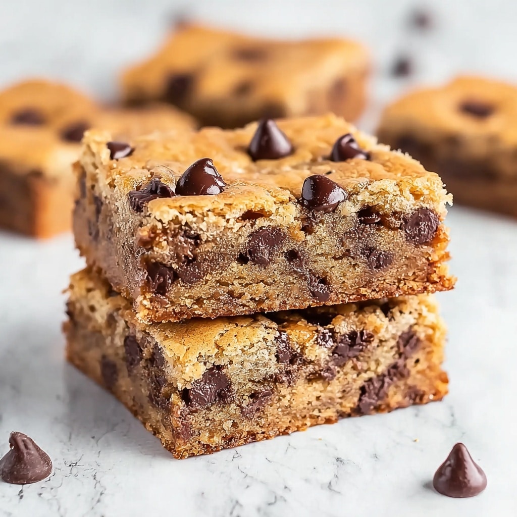 Easy Peanut Butter Chocolate Chip Bars Recipe - Recipe Image