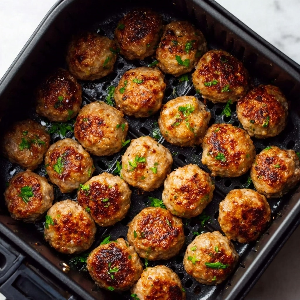 Air Fryer Chicken Parmesan Meatballs Recipe