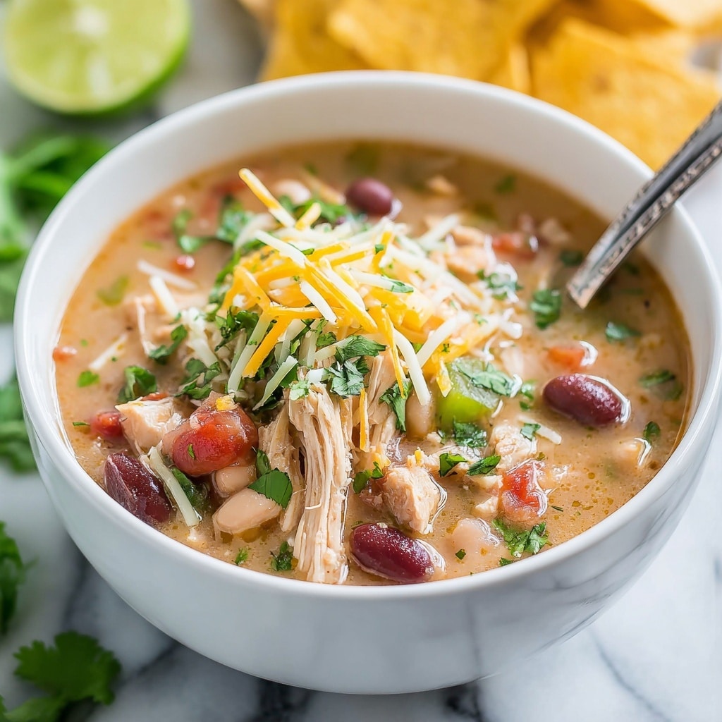 White Chicken Chili Crockpot: Easy Slow Cooker Recipe - Recipe Image