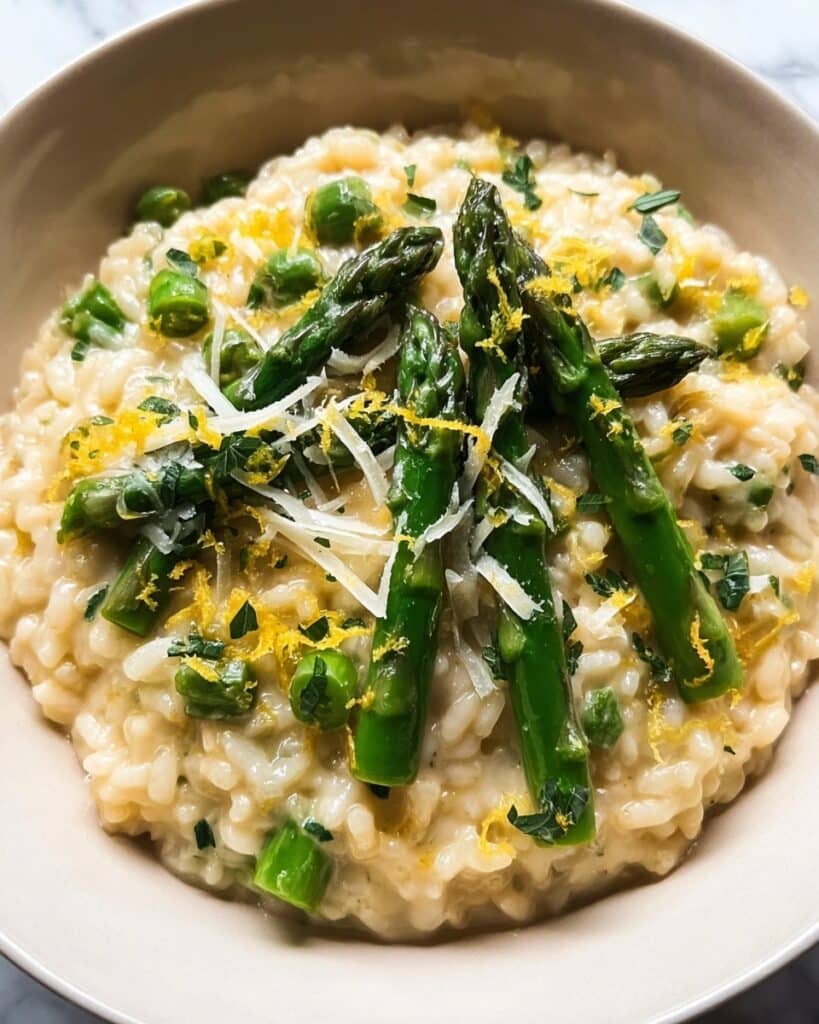 Lemon Asparagus Risotto Recipe
