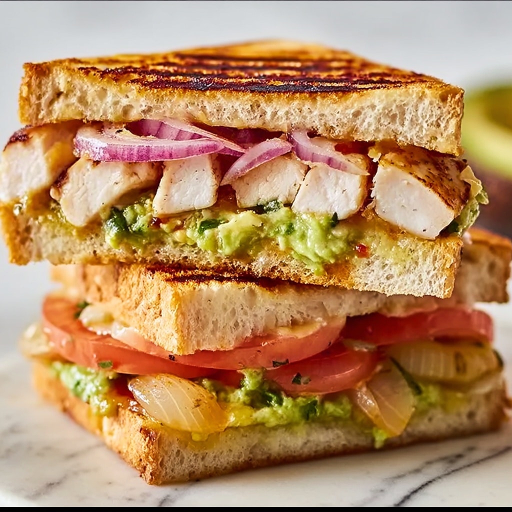 Savor the Flavor: Chicken Avocado Melt Sandwich Recipe