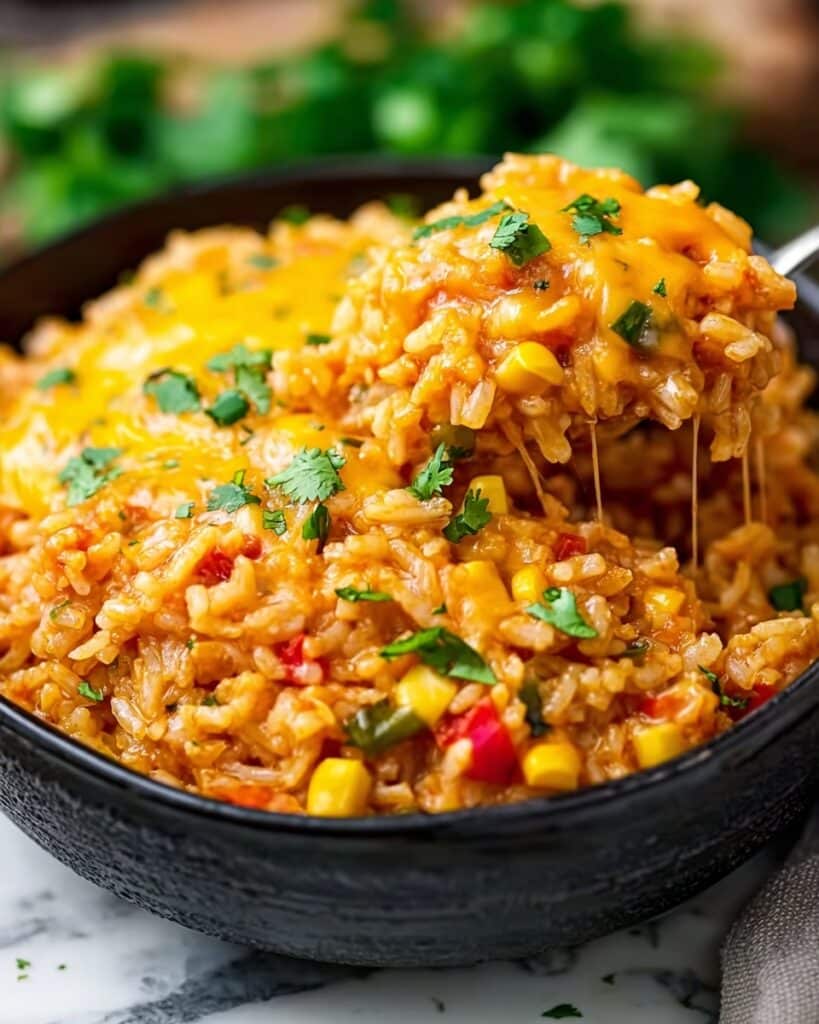 Chicken Enchilada Rice Casserole Recipe