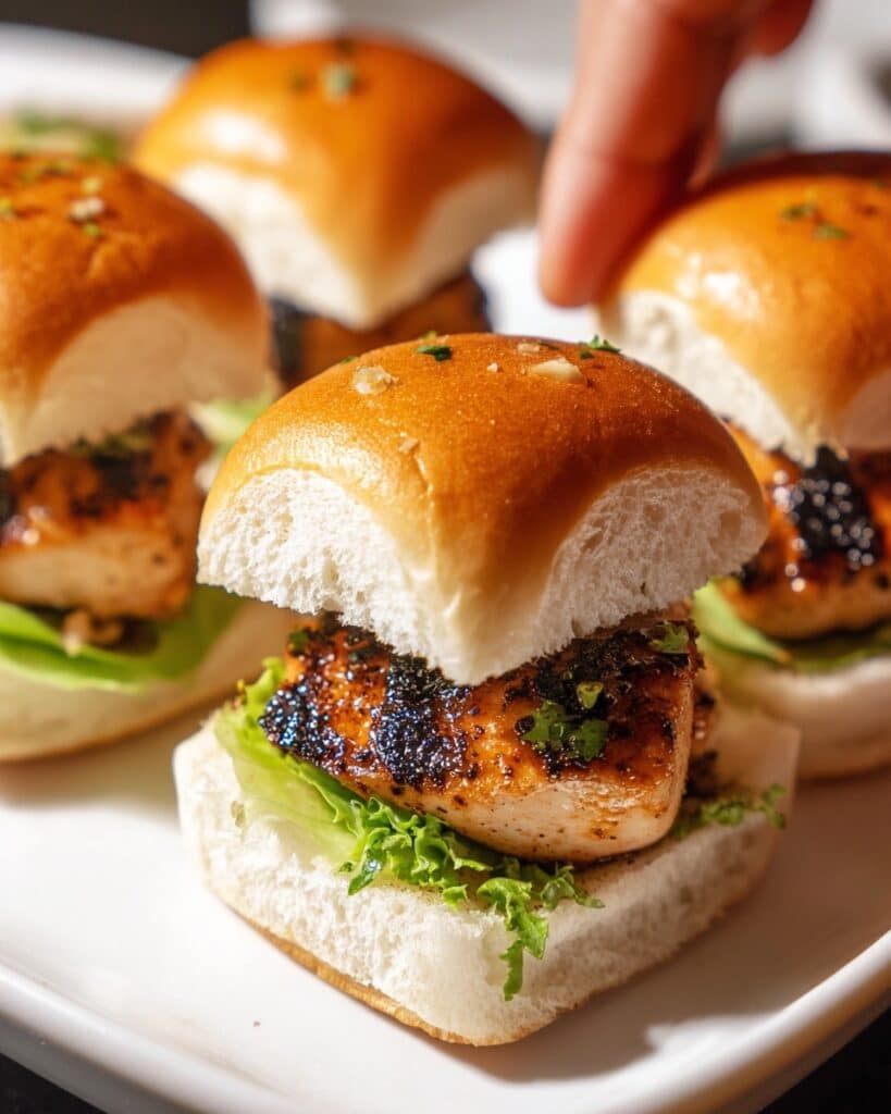 Alabama White Blackened Chicken Sliders Recipe