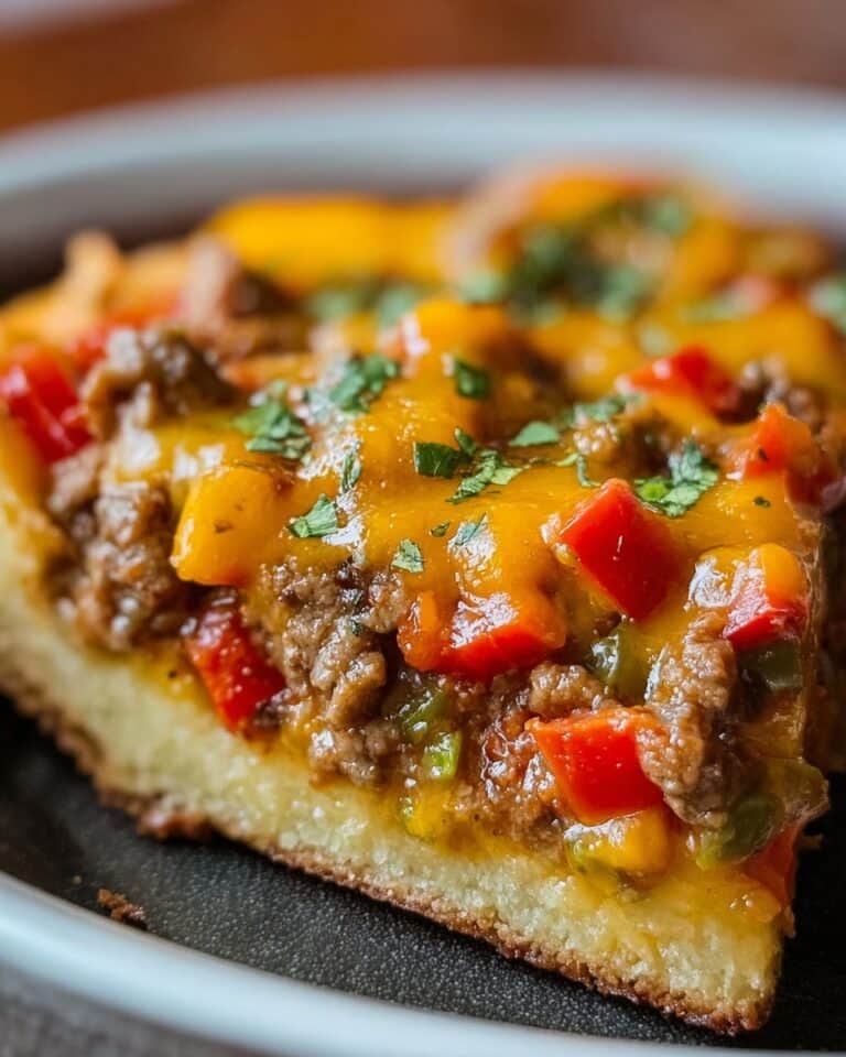 Cheesy Beef & Pepper Delight Recipe