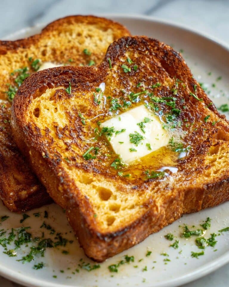 Savory French Toast with Parmesan and Herbs Recipe