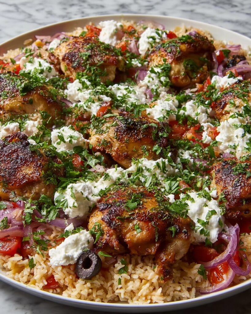 Mediterranean Chicken & Rice Skillet Recipe