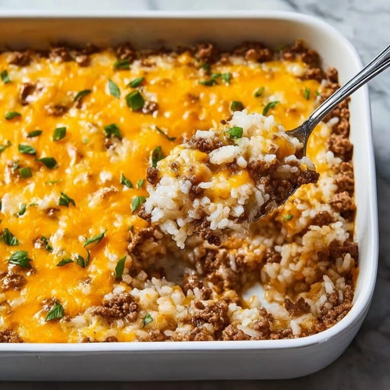 Ground Beef and Rice Casserole Recipe