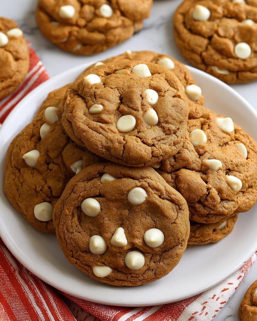 Pumpkin White Chocolate Chip Cookies Recipe