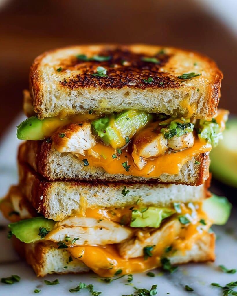 Chicken Avocado Melt Sandwich Recipe