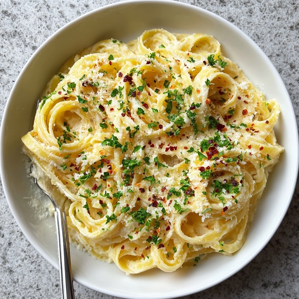 One Pot Creamy Garlic Pasta Recipe