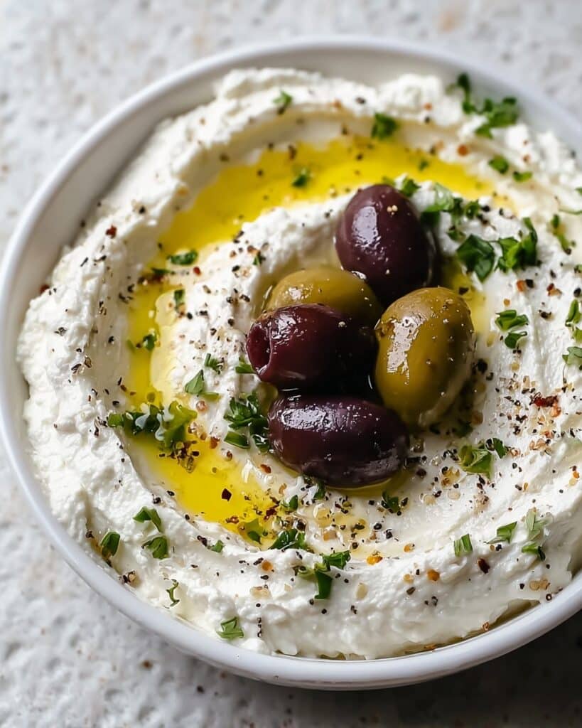 Whipped Feta with Tangy Olives Recipe