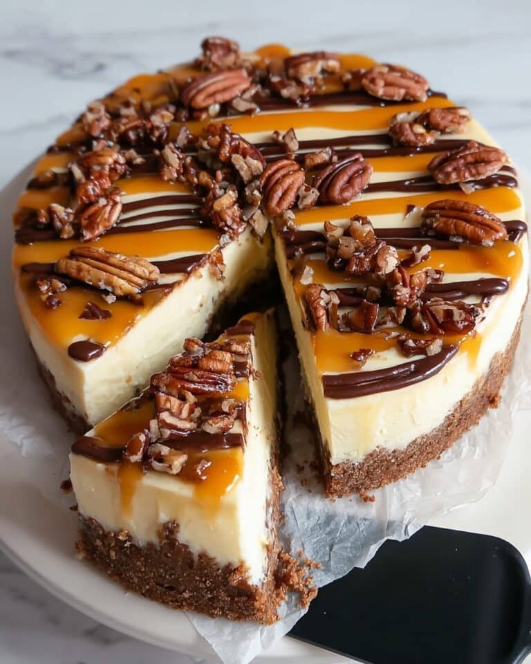 Keto Turtle Cheesecake Recipe
