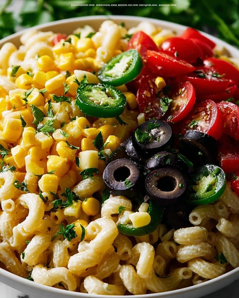 Mexican Macaroni Salad Recipe
