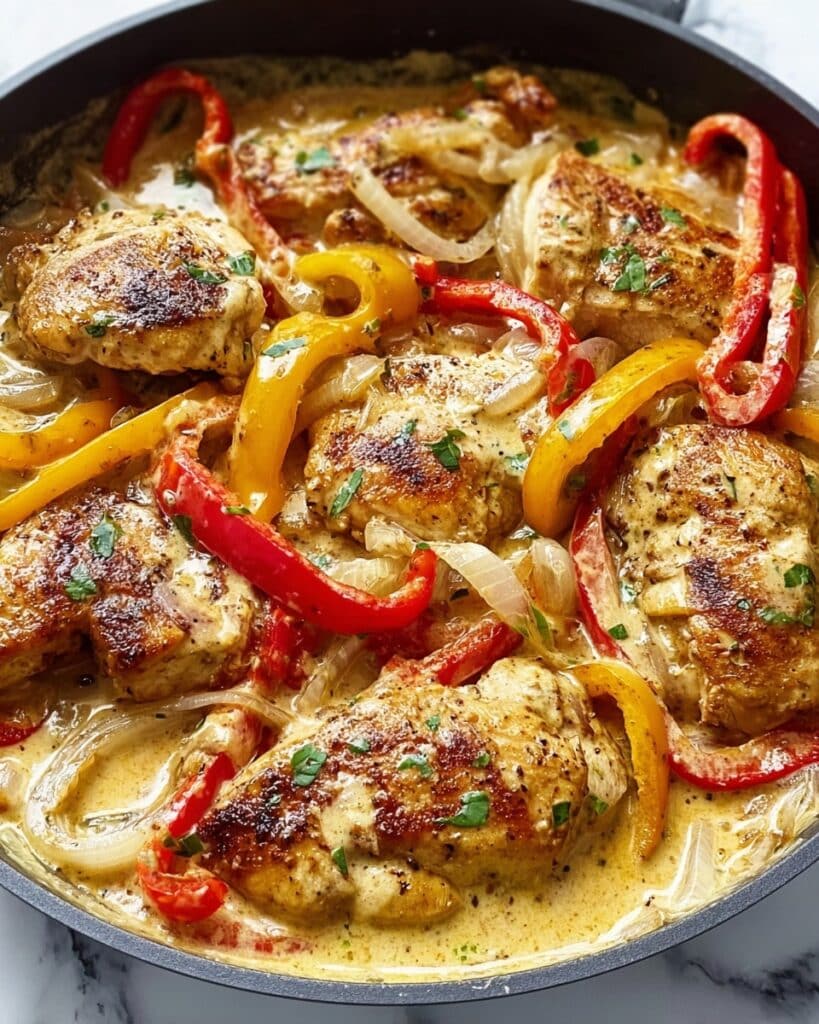 Creamy Pepperoncini Chicken Recipe