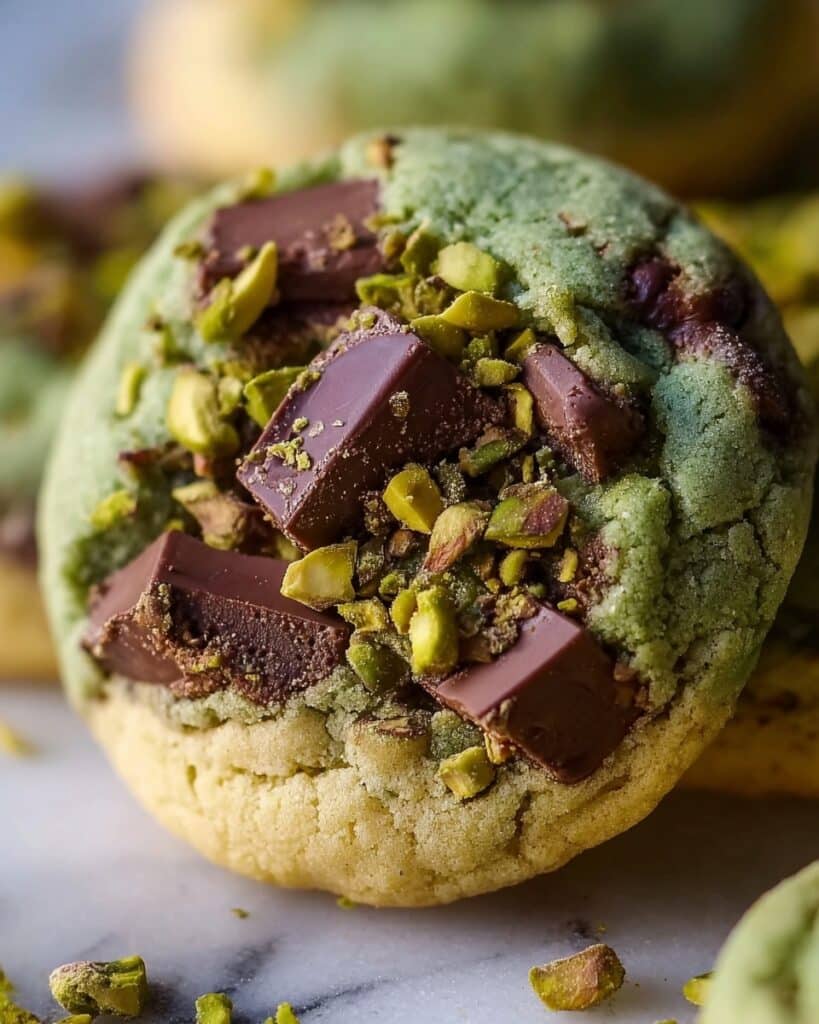 NYC Style Pistachio Protein Cookies Recipe