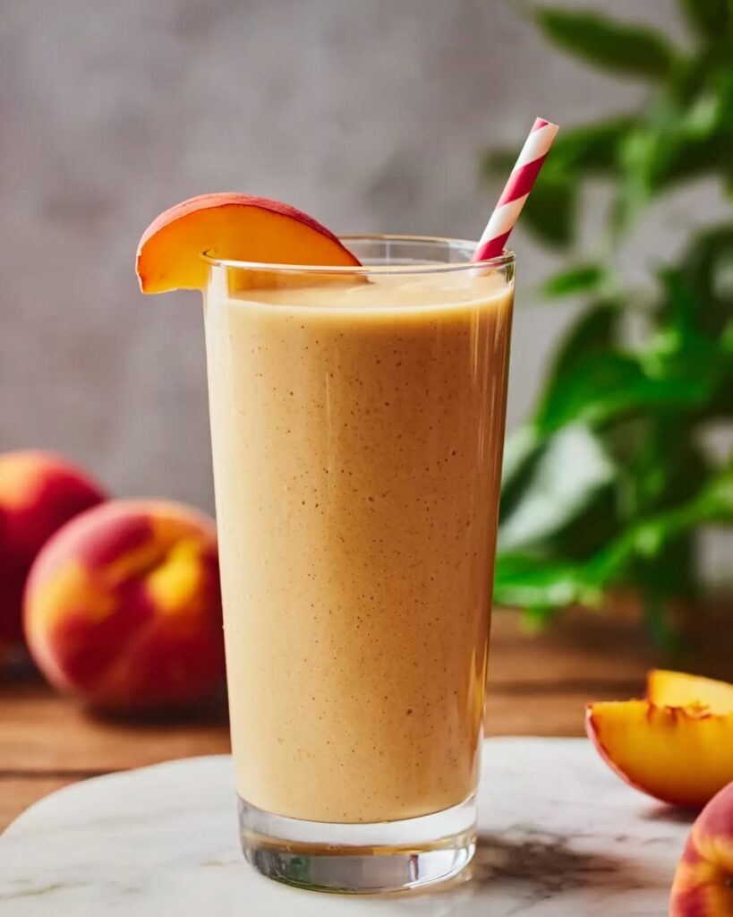 Vegan Peach Smoothie Recipe