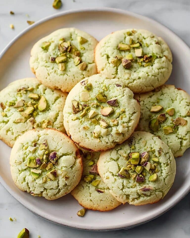 Pistachio Cookies with White Chocolate Chips Recipe