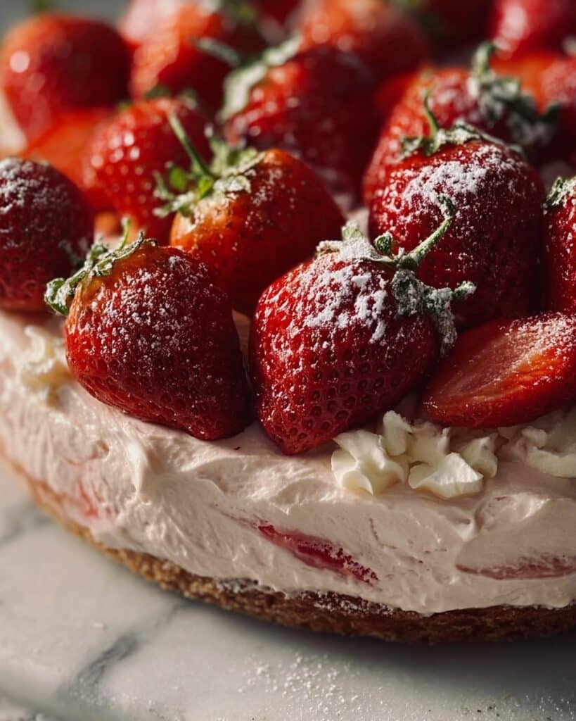 Strawberry Italian Cream Pound Cake Recipe