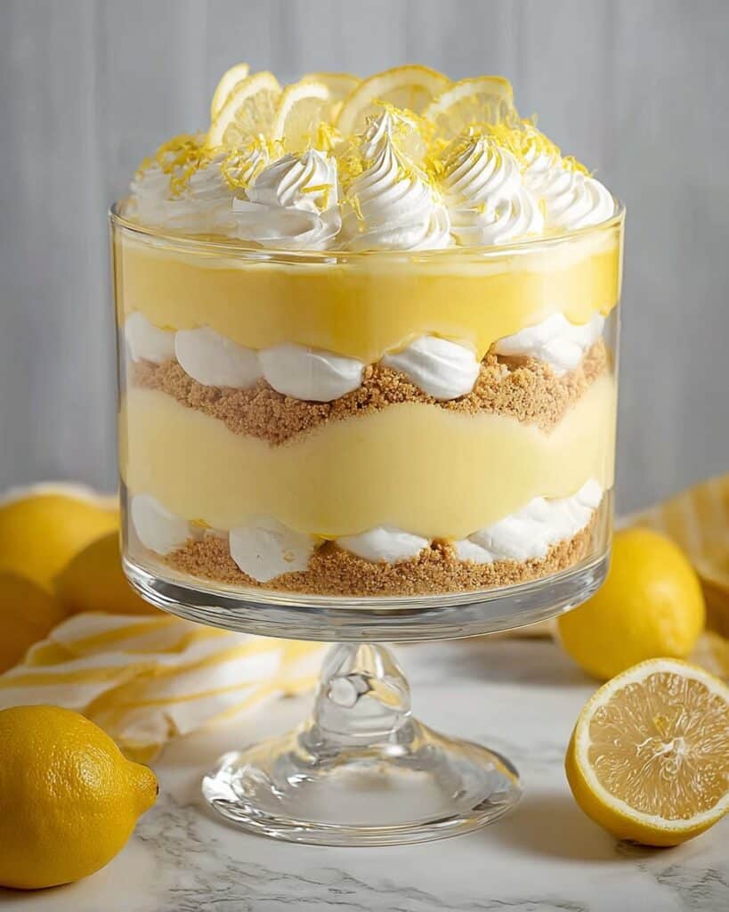 Outrageous Lemon Lovers Trifle Recipe