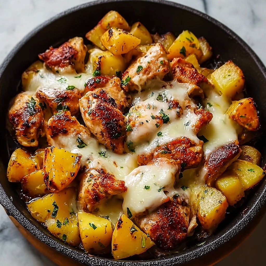 Garlic Parmesan Chicken and Potatoes (One-Pan Dinner) Recipe