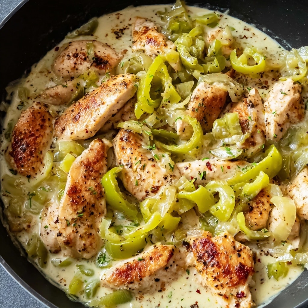 Creamy Pepperoncini Chicken Recipe