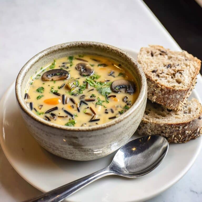 Creamy Wild Rice and Mushroom Soup: A Cozy Recipe