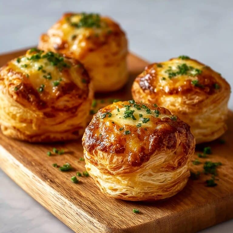 Herb & Cheese Stuffed Puff Pastry Bites Recipe