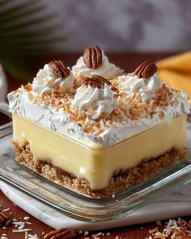 Coconut Cream Layered Dessert Recipe