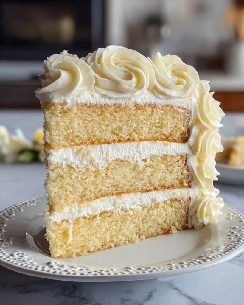 Moist White Velvet Cake Recipe