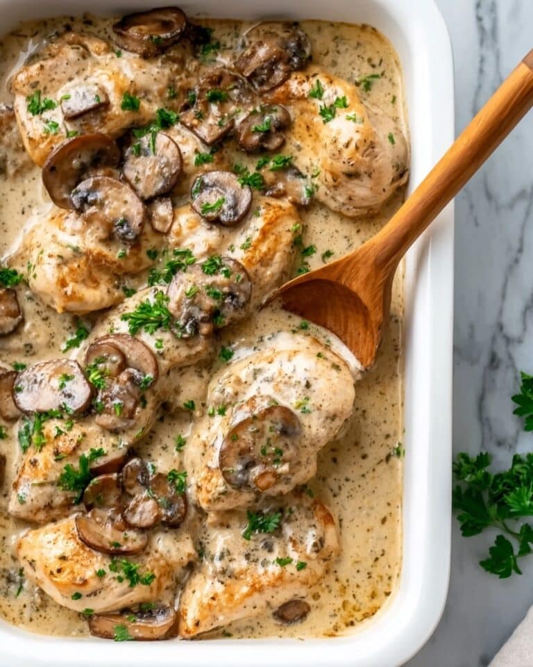 Creamy Chicken Mushroom Casserole Recipe
