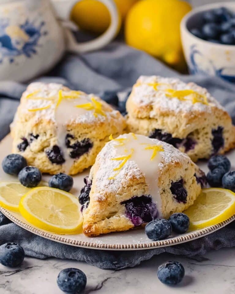 Lemon Blueberry Scones Recipe