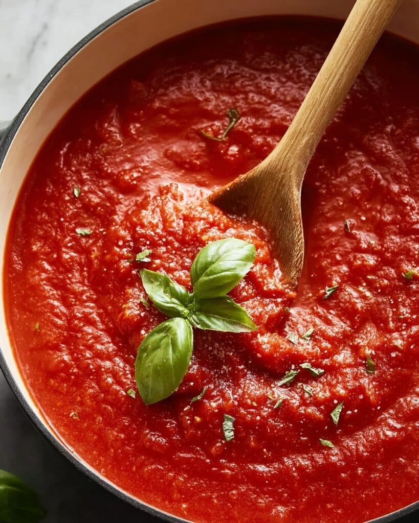 Homemade Fresh Tomato Sauce Recipe