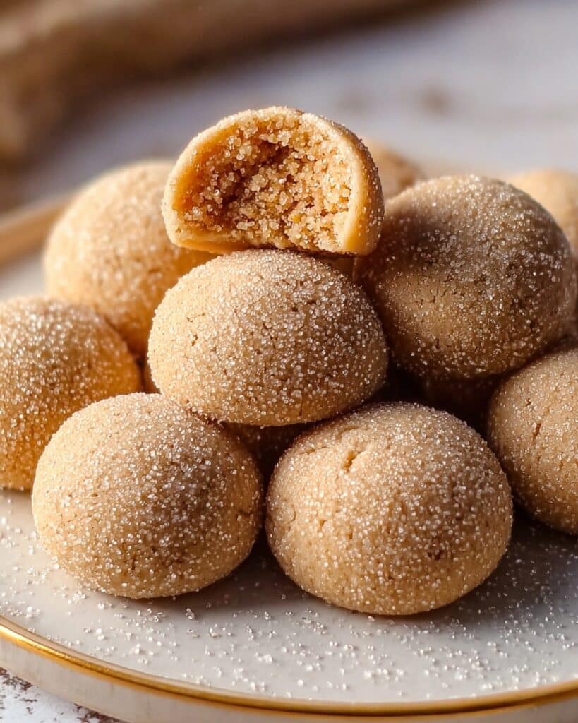 Cinnamon Sugar Snowball Cookies Recipe