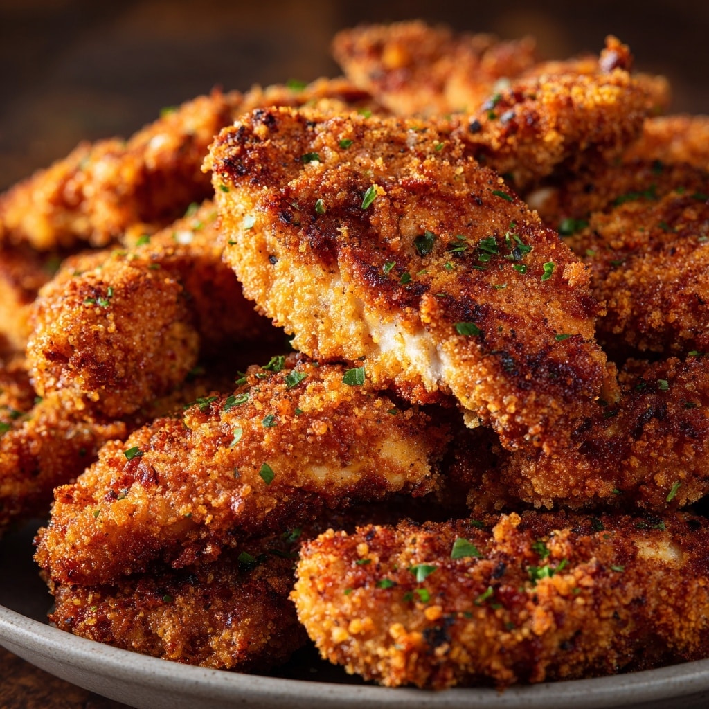 Crispy Homemade Chicken Goujons Recipe - Recipe Image