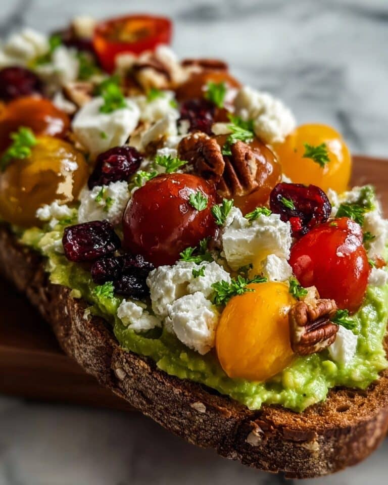 Avocado Toast with Feta Cheese Recipe