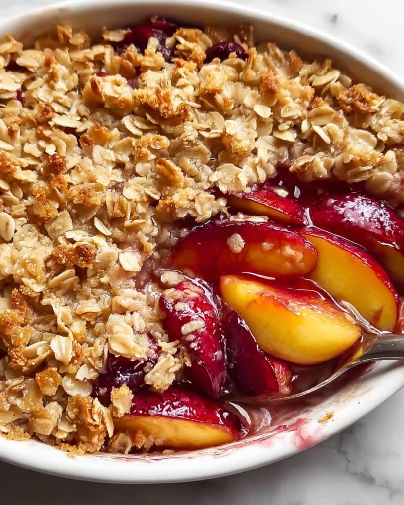 How to Make Grilled Peach Crisp Recipe